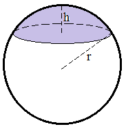 球冠体积 表面积在线计算器